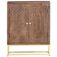 Credenza 60x30x75 cm in Legno Massello di Mango 286553