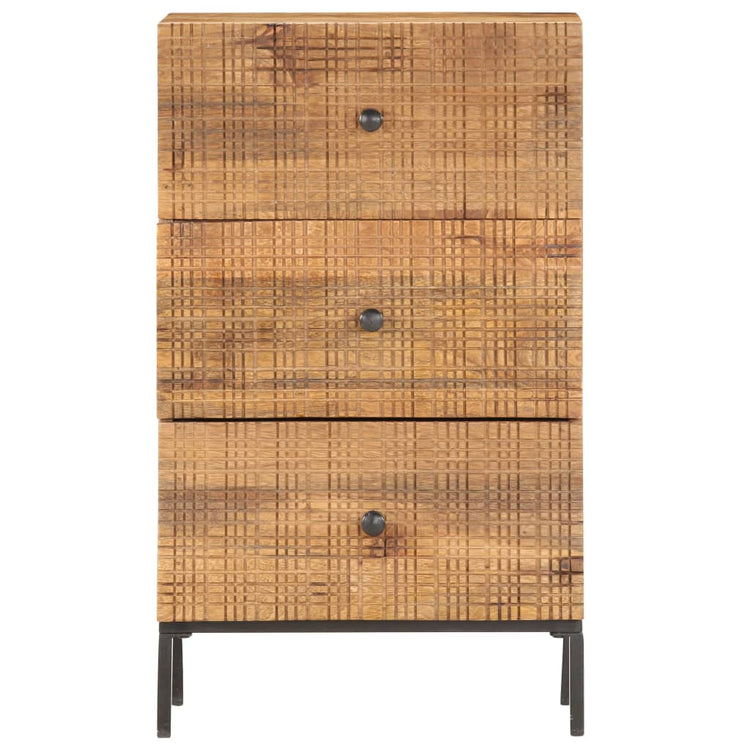 Credenza 45x30x75 cm in Legno Massello di Mango