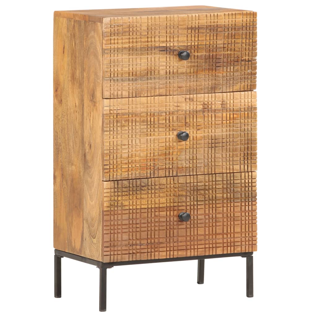 Credenza 45x30x75 cm in Legno Massello di Mango