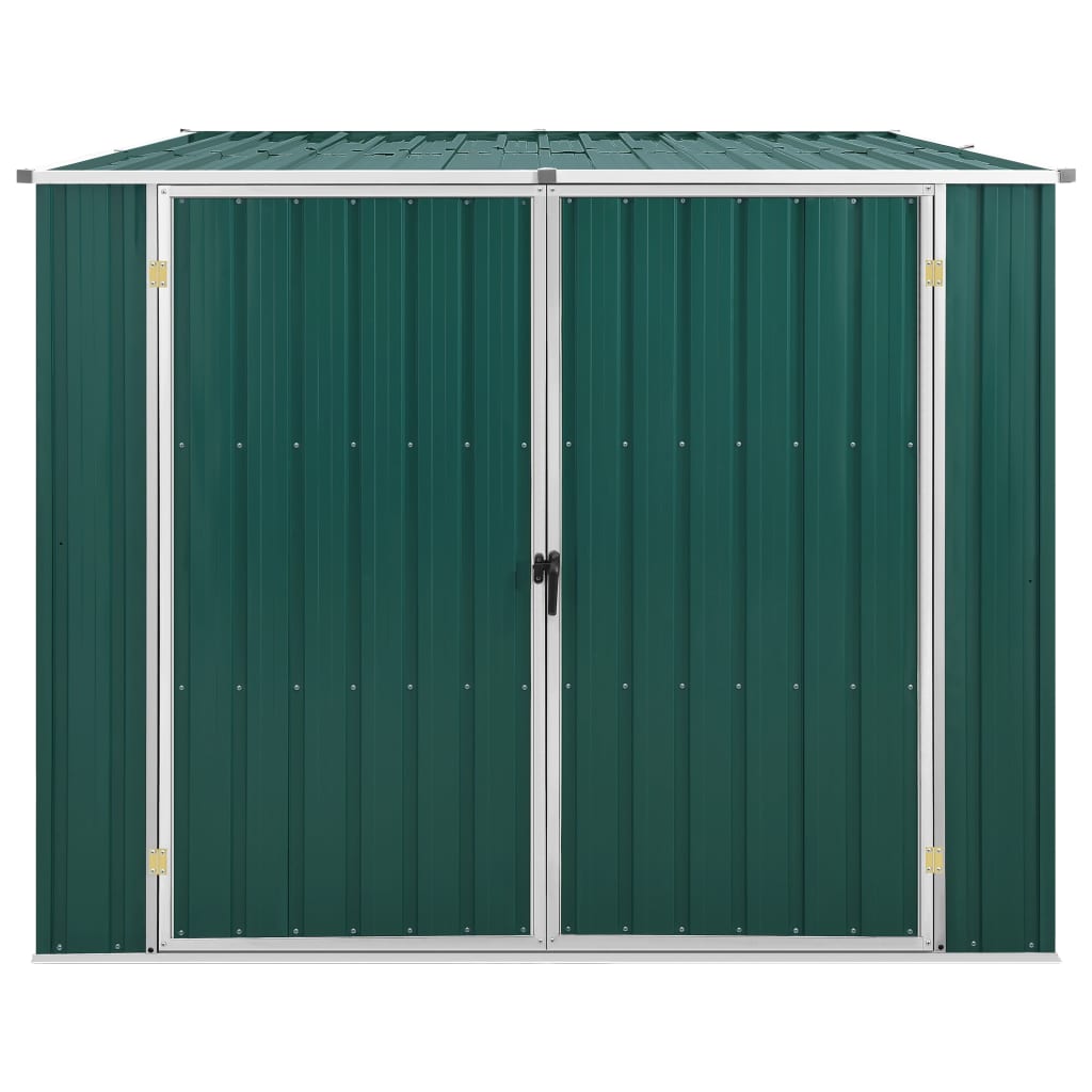 Capanno da Giardino Verde 195x198x159 cm in Acciaio Zincato cod mxl 65886