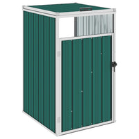 Copri Bidone Rifiuti Verde 72x81x121 cm in Acciaio cod mxl 46666