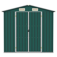 Capanno da Giardino Verde 205x129x183 cm in Acciaio Zincato  cod mxl 65843