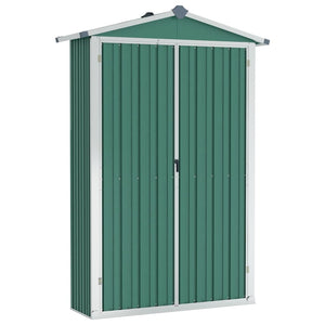 Capanno da Giardino Verde 107,5x46x183 cm in Acciaio Zincato cod mxl 65828