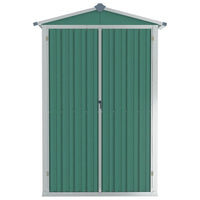 Capanno da Giardino Verde 107,5x46x183 cm in Acciaio Zincato cod mxl 65828