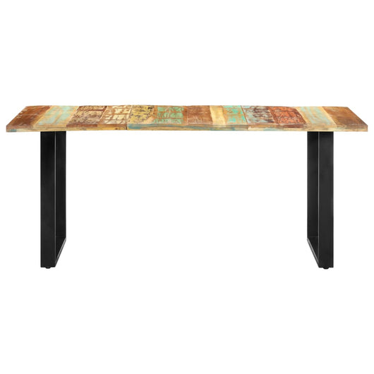 Tavolo da Pranzo 180x90x76 cm in Legno Massello di Recupero cod mxl 26229