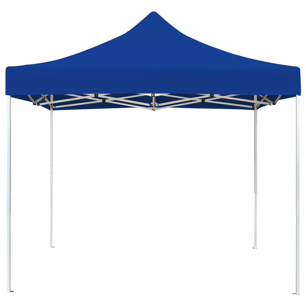 Gazebo Professionale Pieghevole Alluminio 2x2m Blu 48926