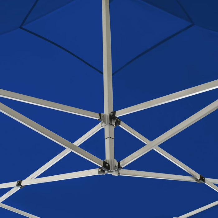 Gazebo Professionale Pieghevole Alluminio 2x2m Blu 48926