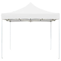 Gazebo Professionale Pieghevole Alluminio 2x2 m Bianco 48929