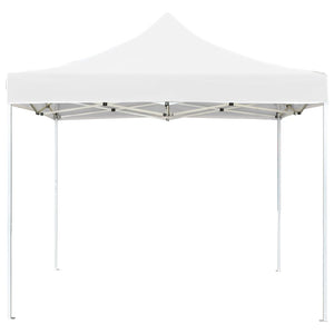 Gazebo Professionale Pieghevole Alluminio 2x2 m Bianco 48929