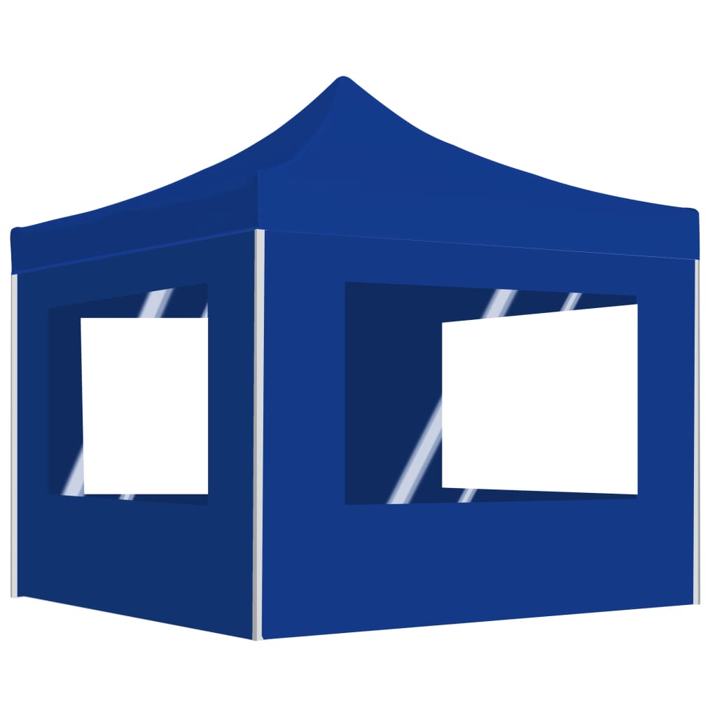 Gazebo Professionale Pieghevole Alluminio con Pareti 2x2m Blucod mxl 70934