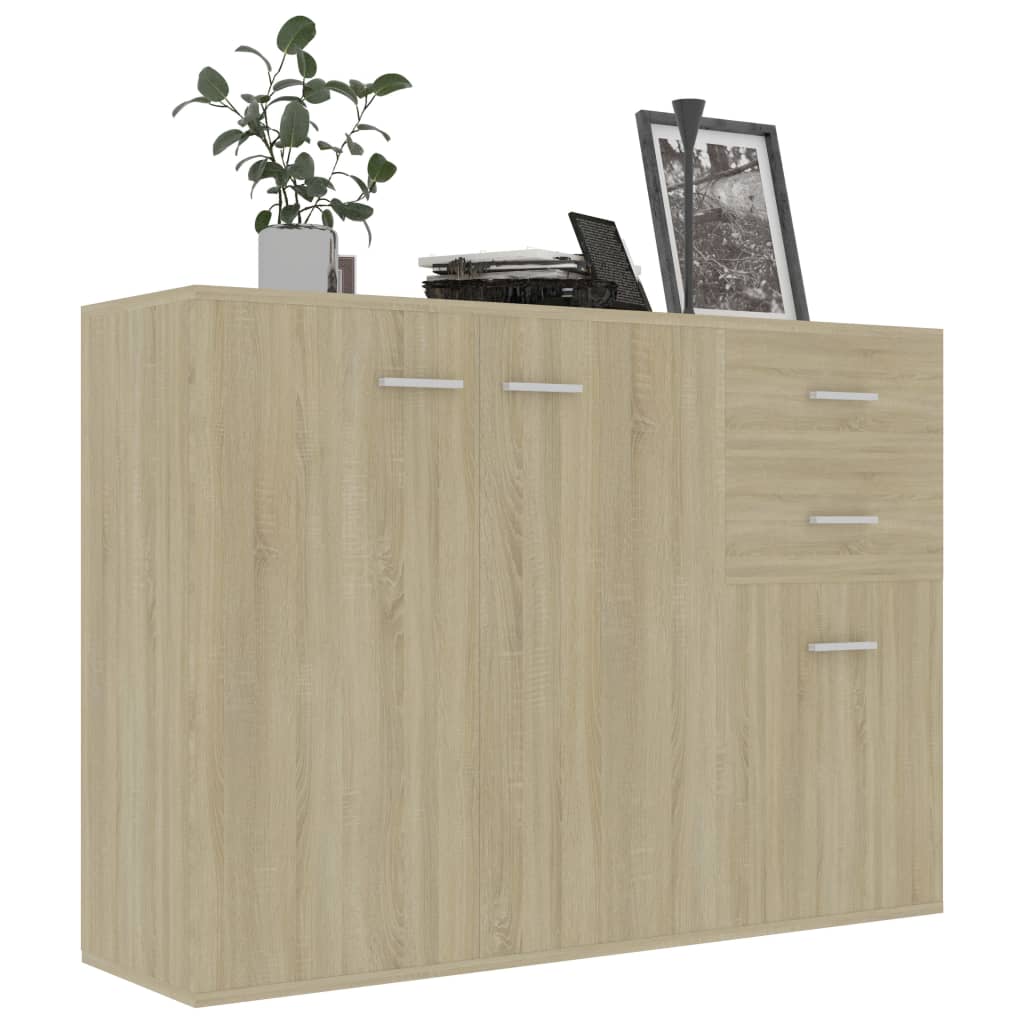 Credenza Rovere Sonoma 105x30x75 cm in Legno Multistrato 800696