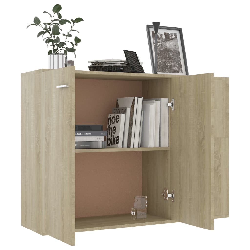 Credenza Rovere Sonoma 105x30x75 cm in Legno Multistrato 800696