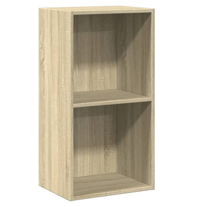 Libreria a 2 Ripiani Rovere Sonoma 40x30x76,5 cm in Truciolato cod mxl 55458