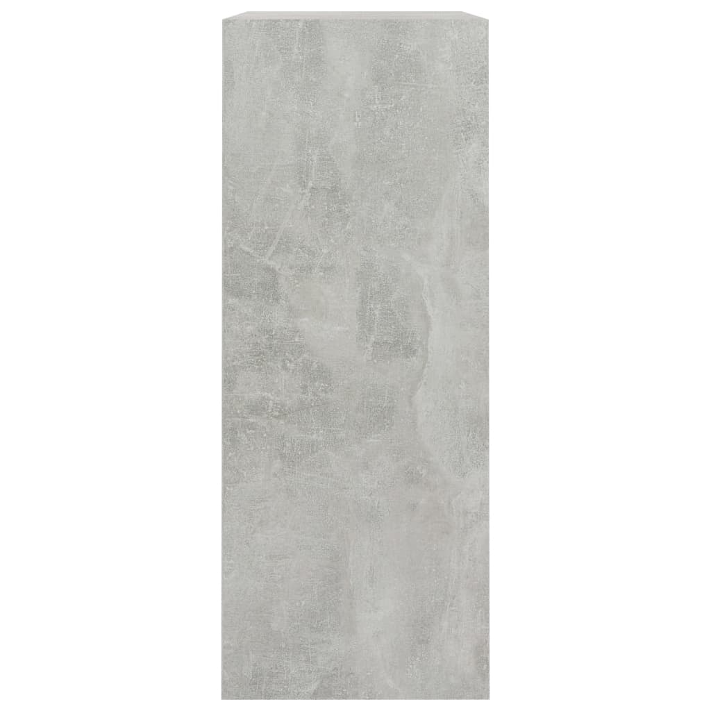 Libreria a 2 Ripiani Grigio Cemento 80x30x76,5 cm in Truciolato cod 10428