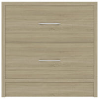 Comodino Rovere Sonoma 40x30x40 cm in Truciolato cod mxl 39900