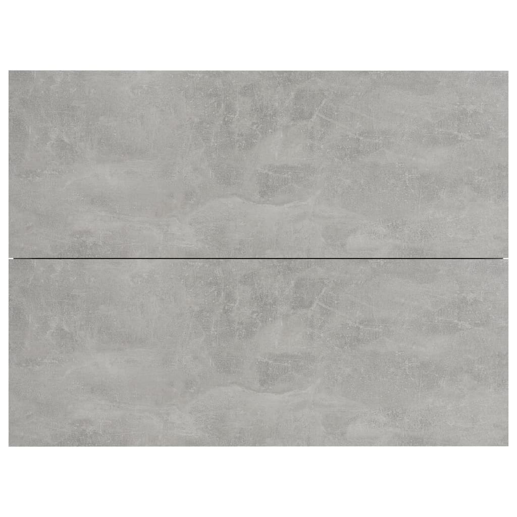 Comodini Grigio Cemento 2 pz 40x30x30 cm in Truciolato cod mxl 50478