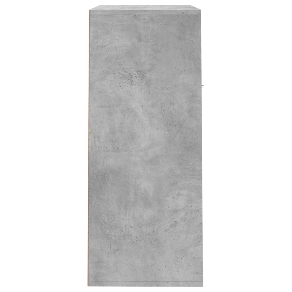 Scarpiera Grigio Cemento 60x35x84 cm in Truciolato cod mxl 77888