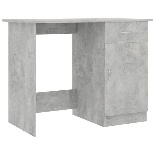 Scrivania Grigio Cemento 100x50x76 cm in Truciolato 801084