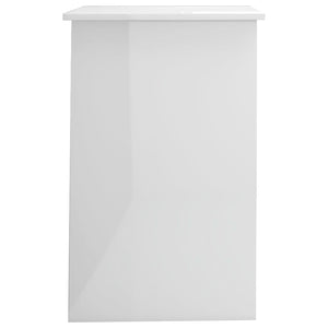 Scrivania Bianco Lucido 100x50x76 cm in Truciolato cod mxl 67235