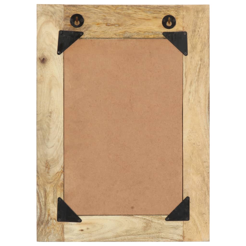 Specchio Dipinto a Mano 40x55 cm in Legno Massello di Mango cod mxl 65380