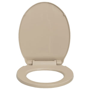 Tavoletta WC a Chiusura Ammortizzata Beige Ovale 145820