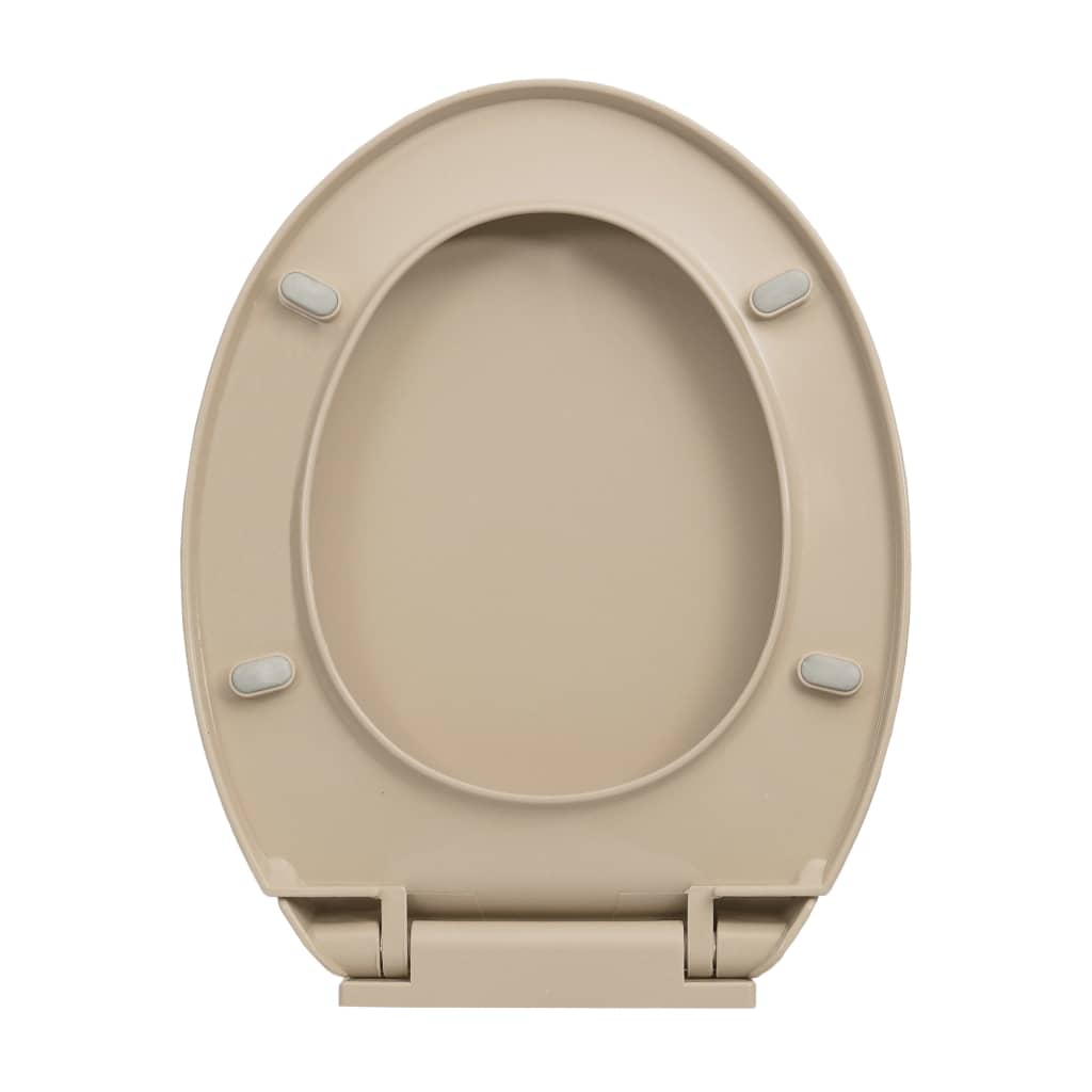 Tavoletta WC a Chiusura Ammortizzata Beige Ovale cod mxl 46227