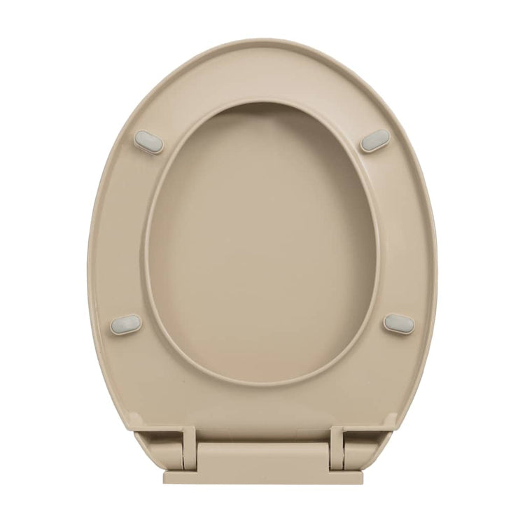 Tavoletta WC a Chiusura Ammortizzata Beige Ovale cod mxl 46227