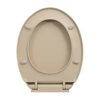 Tavoletta WC a Chiusura Ammortizzata Beige Ovale 145820