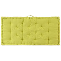 Cuscino per Pallet e Pavimento in Cotone 120x80x10 cm Verde cod mxl 68071