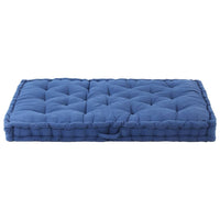 Cuscino per Pallet e Pavimento in Cotone 120x80x10 cm Blu Chiaro cod mxl 68095