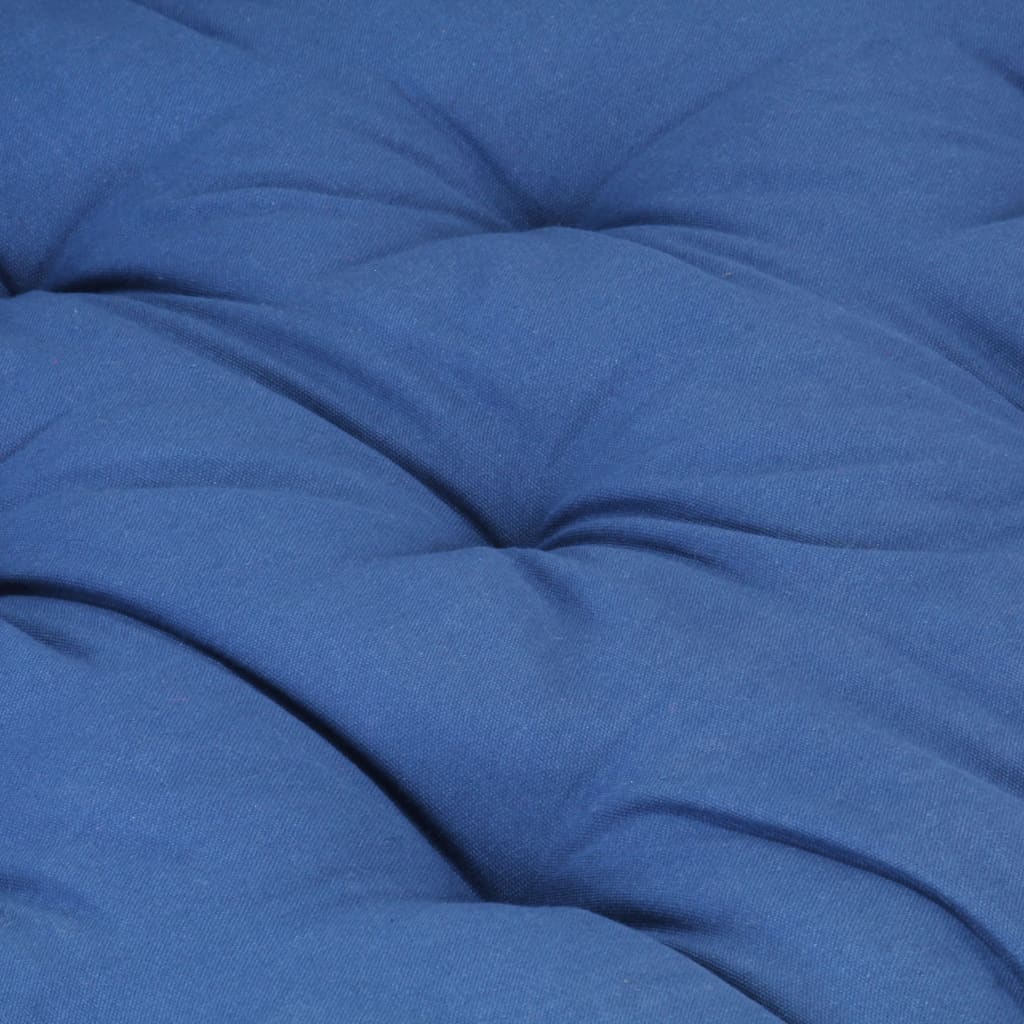 Cuscino per Pallet e Pavimento in Cotone 120x80x10 cm Blu Chiaro cod mxl 68095