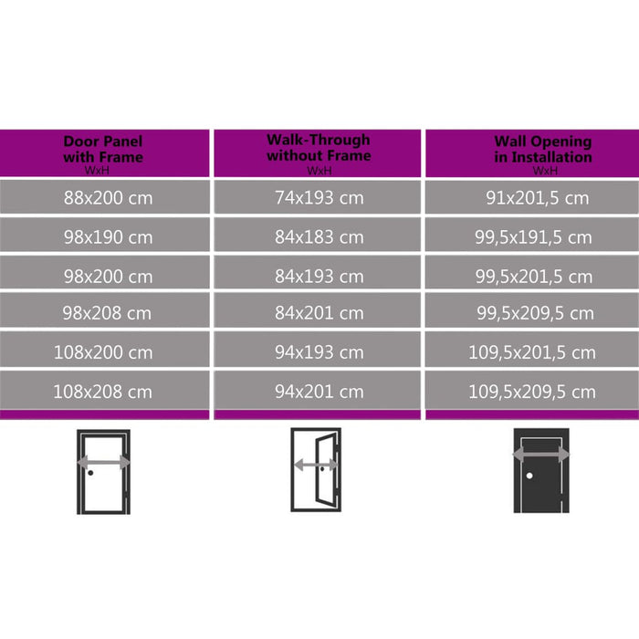 Porta di Ingresso Bianca 98x190 cm cod mxl 62391