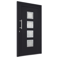 Porta di Ingresso Antracite 98x190 cm cod mxl 56267