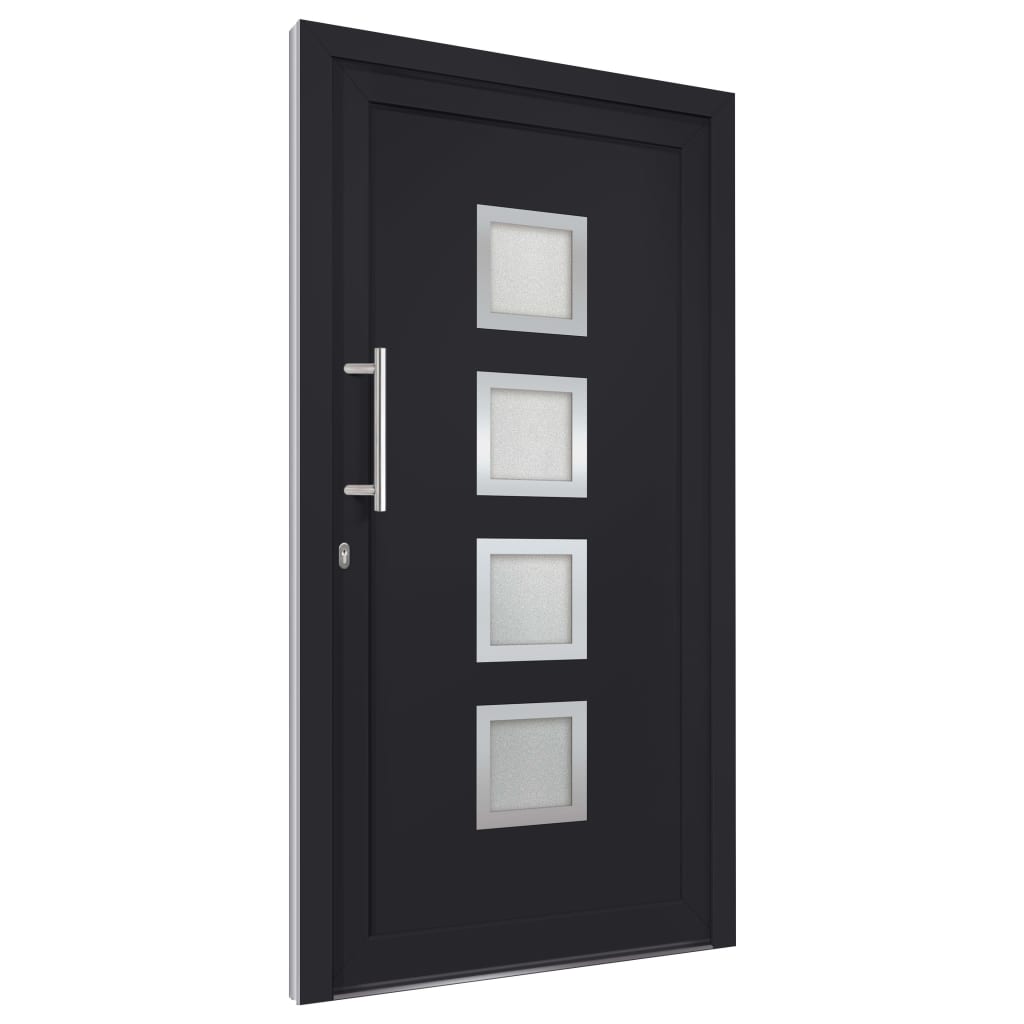 Porta di Ingresso Antracite 98x208 cm cod mxl 69944