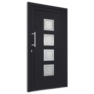 Porta di Ingresso Antracite 108x208 cm cod mxl 60461