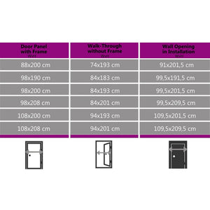 Porta di Ingresso Bianca 108x200 cm cod mxl 57746