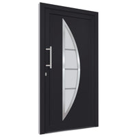 Porta di Ingresso Antracite 98x190 cm cod mxl 56241