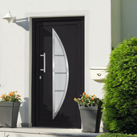 Porta di Ingresso Antracite 98x190 cm cod mxl 56241