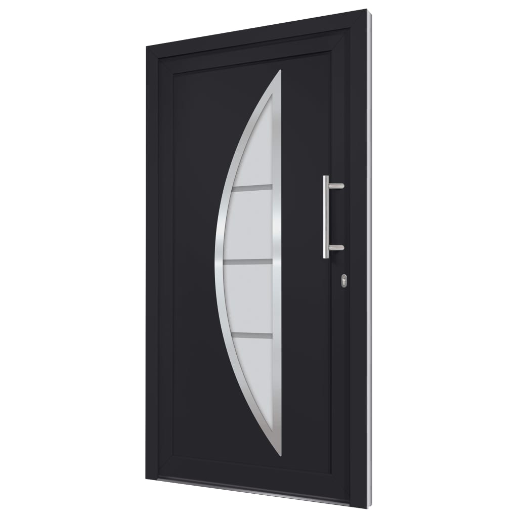 Porta di Ingresso Antracite 98x208 cm cod mxl 56250