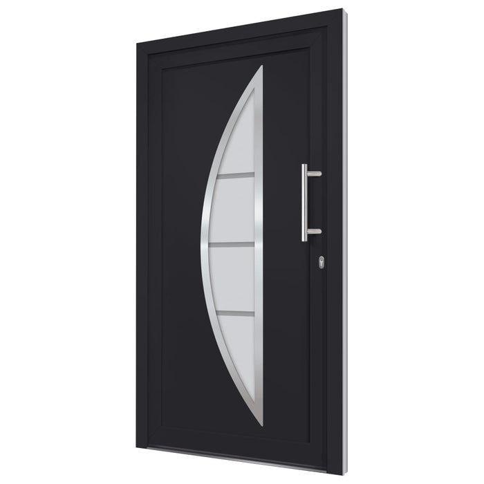 Porta di Ingresso Antracite 98x208 cm cod mxl 56250