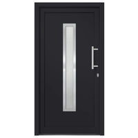 Porta di Ingresso Antracite 98x190 cm cod mxl 58355