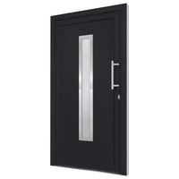 Porta di Ingresso Antracite 98x190 cm cod mxl 58355