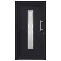 Porta di Ingresso Antracite 98x208 cm cod mxl 56259