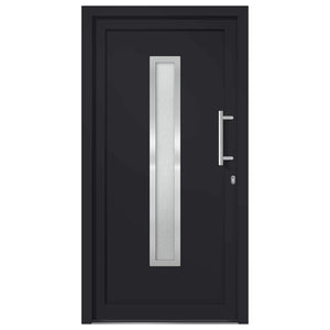 Porta di Ingresso Antracite 98x208 cm cod mxl 56259