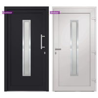 Porta di Ingresso Antracite 98x208 cm cod mxl 56259