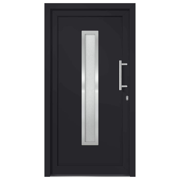 Porta di Ingresso Antracite 108x208 cm cod mxl 56243