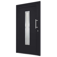 Porta di Ingresso Antracite 108x208 cm cod mxl 56243