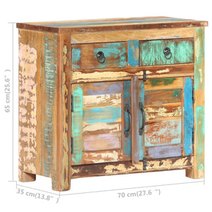 Credenza 70x35x65 cm in Legno Massello di Recupero 287490