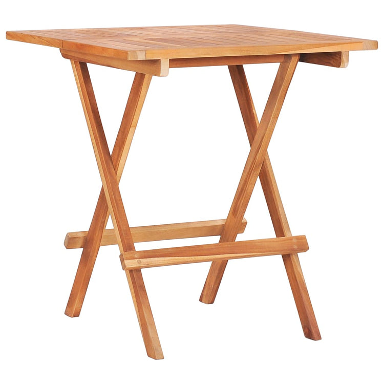 Tavolo da Bistrot Pieghevole 60x60x65 cm in Massello di Teak cod mxl 34530