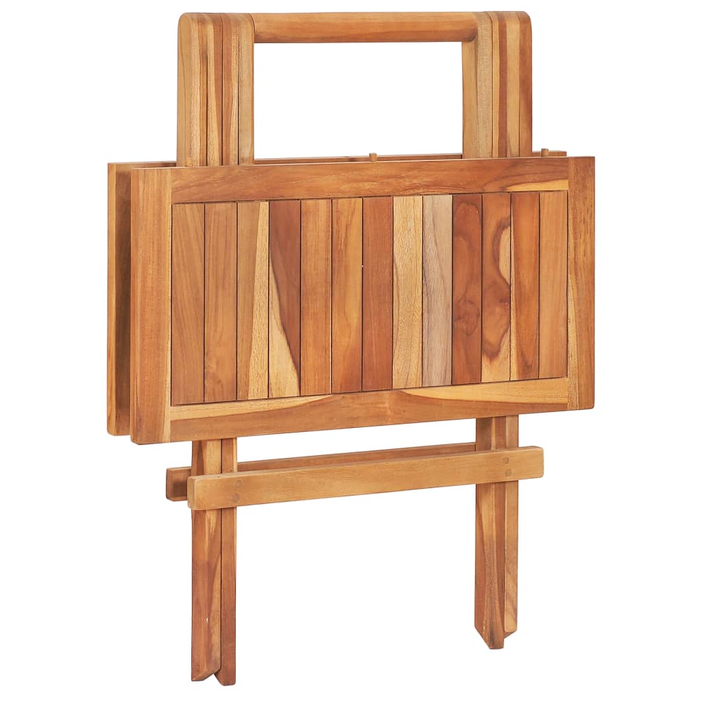 Tavolo da Bistrot Pieghevole 60x60x65 cm in Massello di Teak cod mxl 34530